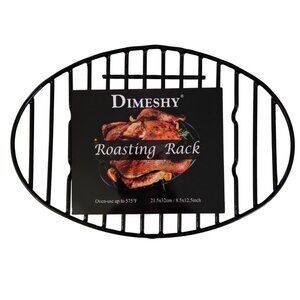 Roasting Rack 575 Degrees 12.5" x 8.5" for Oval Roasting Pan NEW Trivet Cooling